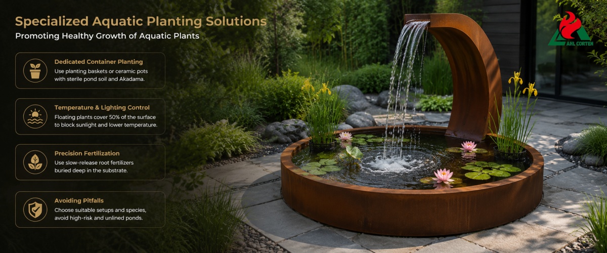 corten pond